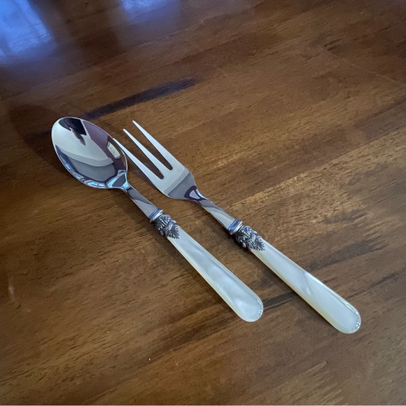 Eme made in Italy serving Fork and Spoon - Picture 5 of 7